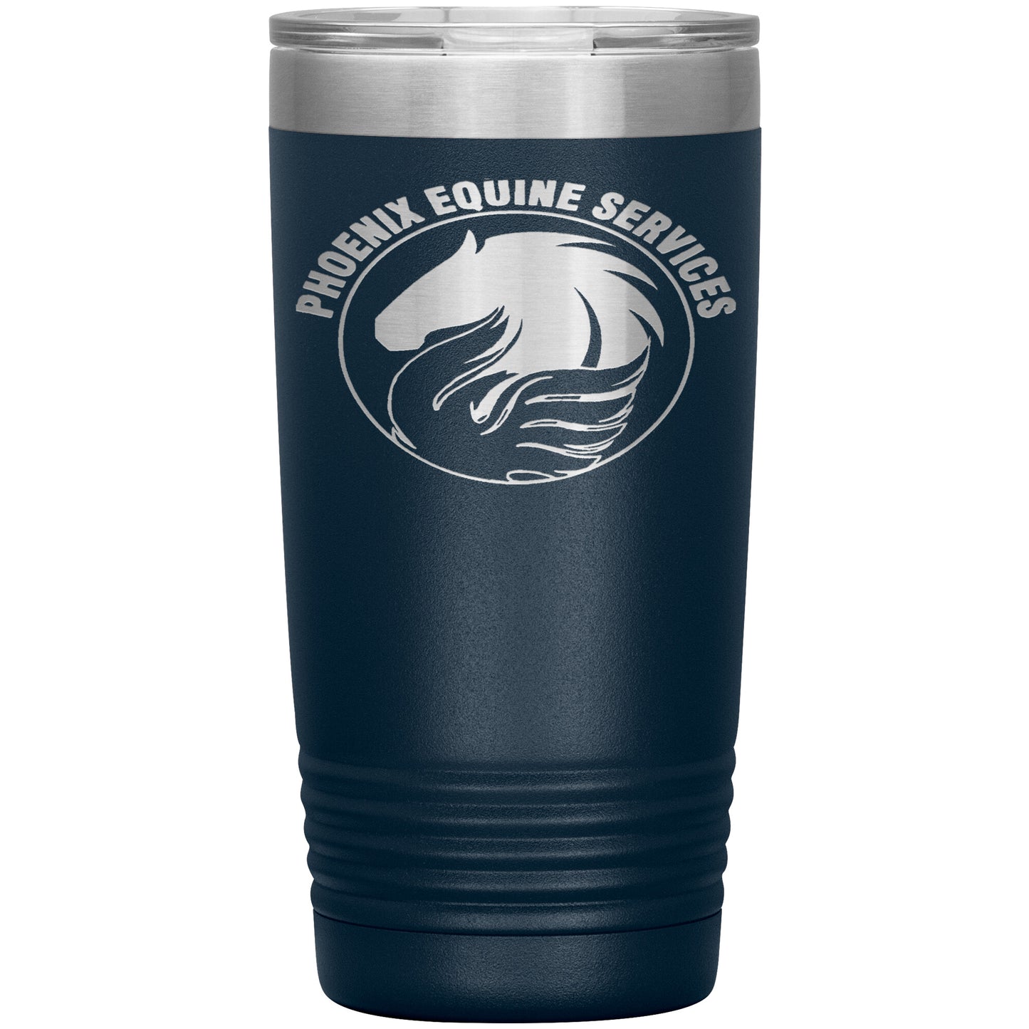 Phoenix Equestrian Logo 20oz Insulated Stainless Steel Tumbler
