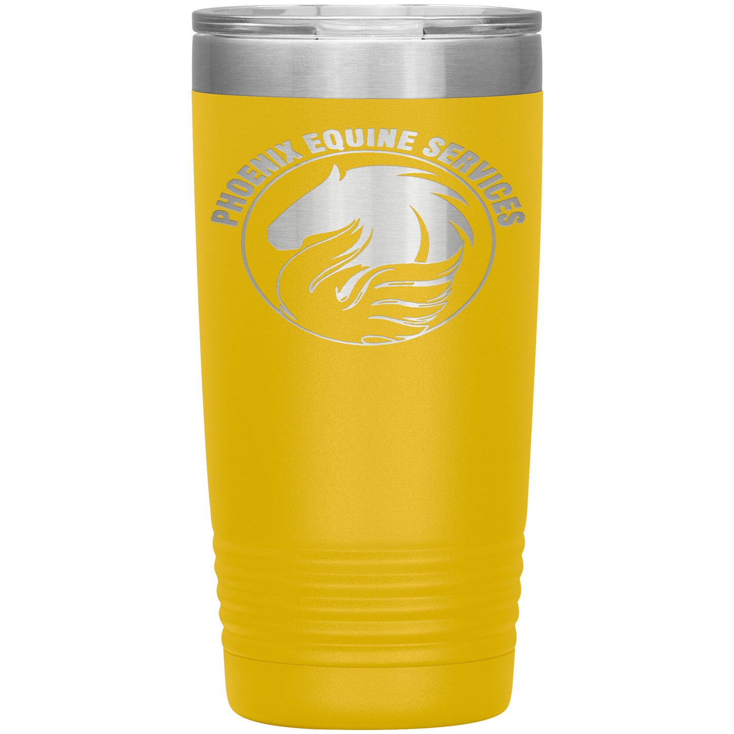 Phoenix Equestrian Logo 20oz Insulated Stainless Steel Tumbler